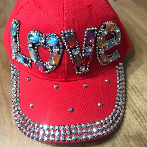 studded baseball cap